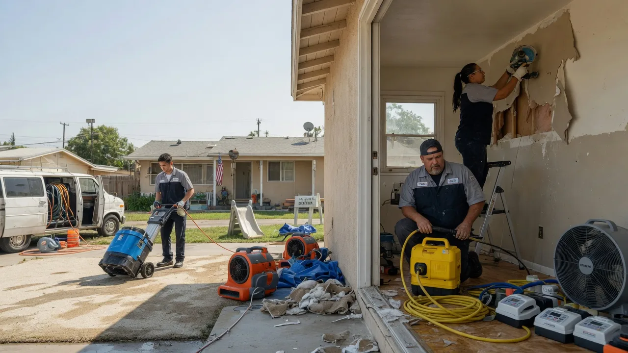 Water Damage Restoration in New Ulm, TX near me